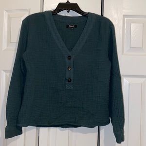 Madewell Dark Green Top